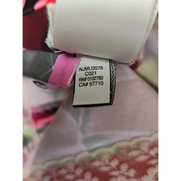 Kate Spade Rio Snap Dragon Peplum Floral Print Dress Size 4 NWOT Cocktail Pink‎ - Picture 11 of 12